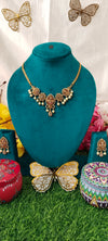 Kundan new Design necklace of light Pink