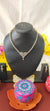 gold plated with cz stone fashion necklace