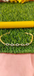 Gold Bracelet with AD Stones