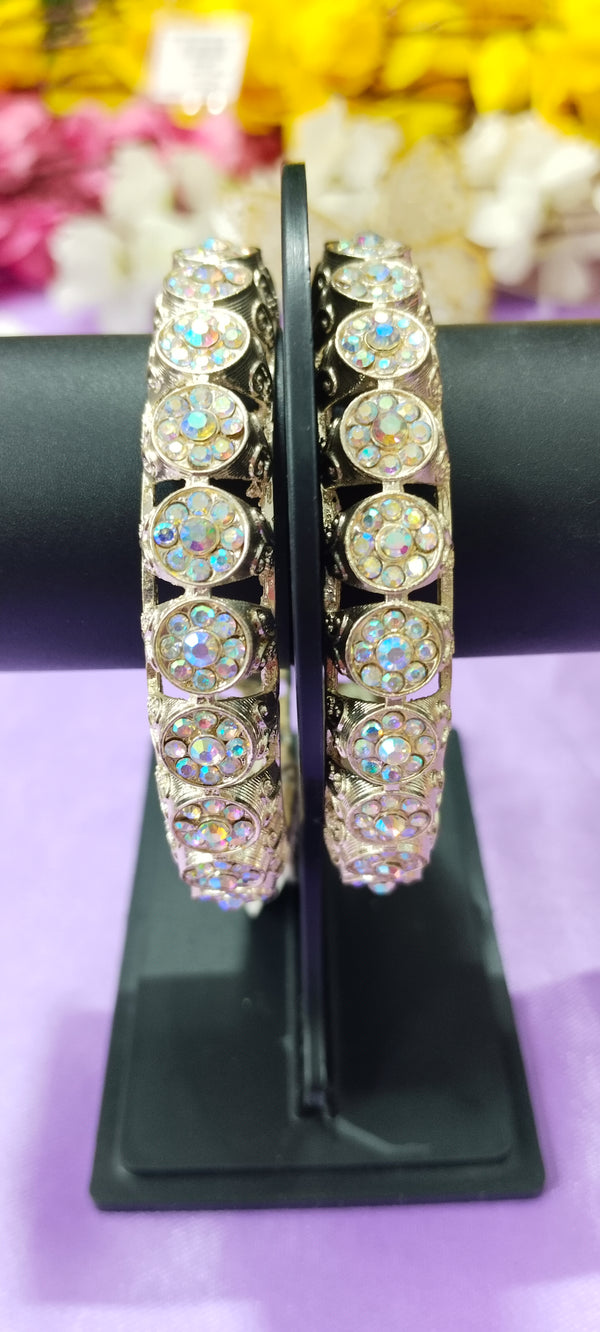 Elegant Sterling Silver Banglesize :2/6