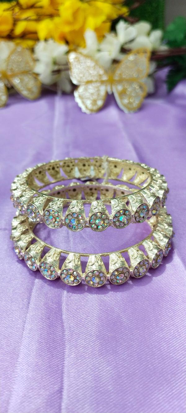 Elegant Sterling Silver Banglesize :2/6