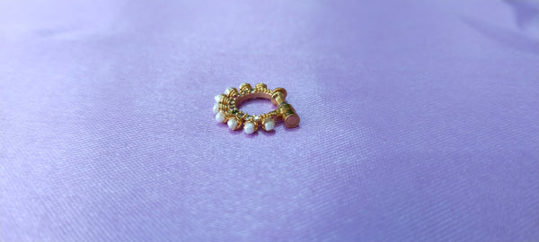 Elegant Gold Diamond Nose ring