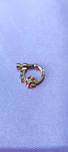 Floral designs nose rings