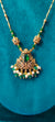 Nakshi balls green stone with gold plated pendant with no earrings