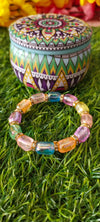 Baby-safe smooth beads for comfort bracelet