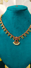 new trendy kundan Mango Leaf necklace