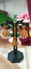 Gold-plated combo set with Laxmi and Swan lockets