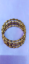 Premium 1-Gram Gold Bangles Antique Finish