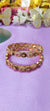 Elegant 1-Gram Gold Bangle with floral designs