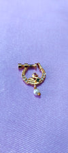God plated nose ring