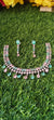 Rich American Diamond multi colour necklace
