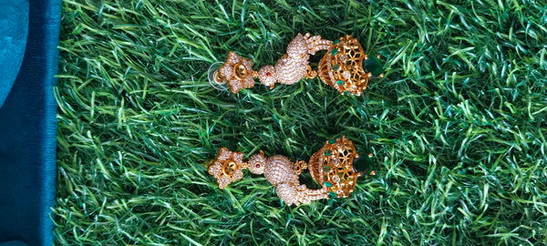 beauty and colors of nature Fashion Parrot Earrings