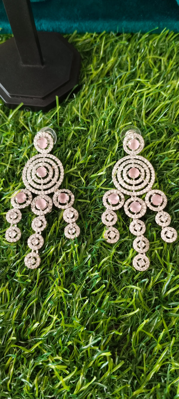 Classic round circle designsilver earring