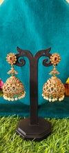 Victorian Floral Design Drop Earrings